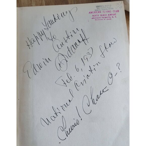 1942 Antique Aviation Pan American Book "Your Wings" flight & history Signed - Picture 6 of 13